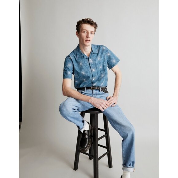Corridor Starlight Embroidered Short Sleeve Shirt XL - Picture 1 of 8